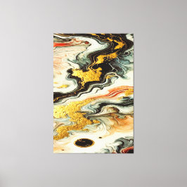 Lienzo Goldene Flüsse