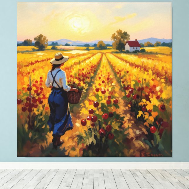 Lienzo   Goldene Herbsternte – Reichtum der Natur (Insitu (piso de madera))