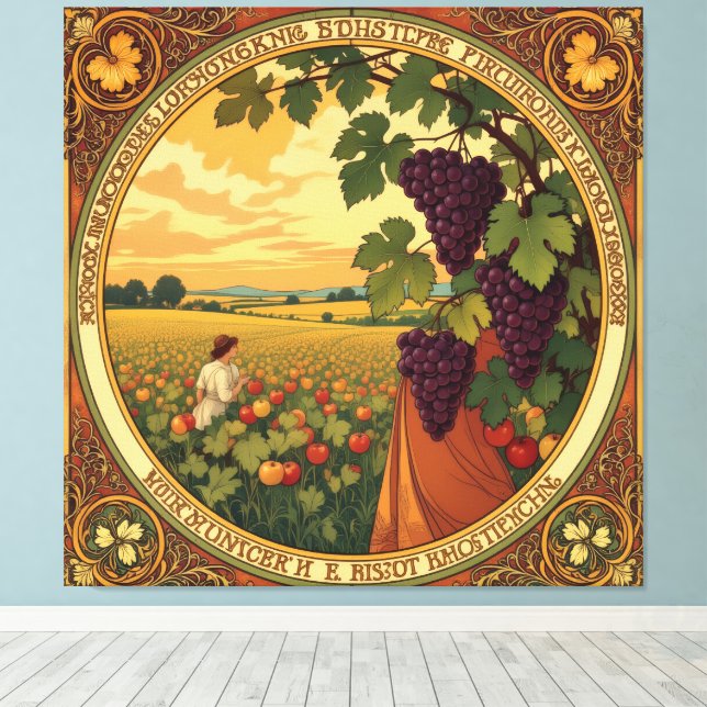 Lienzo   Goldene Herbsternte – Reichtum der Natur (Insitu (piso de madera))