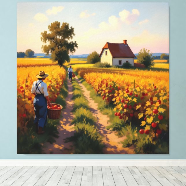 Lienzo   Goldene Herbsternte – Reichtum der Natur (Insitu (piso de madera))