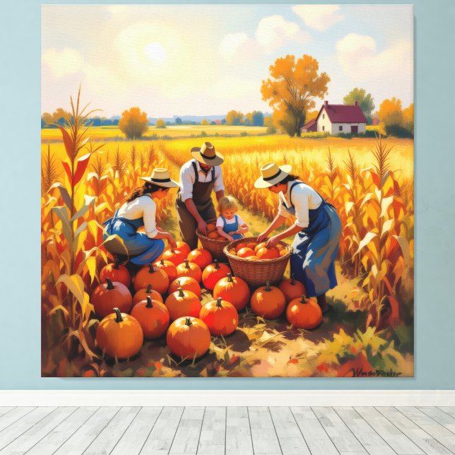 Lienzo   Goldene Herbsternte – Reichtum der Natur (Insitu (piso de madera))