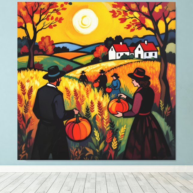 Lienzo   Goldene Herbsternte – Reichtum der Natur (Insitu (piso de madera))