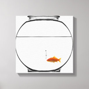 Lienzo Goldfish en cuenco