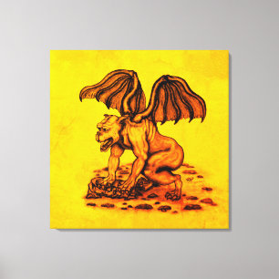 Lienzo Golem Gargoyle