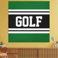 GOLF Atletismo Diversión Verde franjas de Carreras