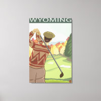 Golfer SceneWyoming