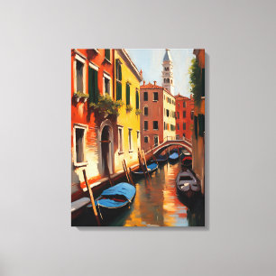 Lienzo Gondola Serenade en Venecia
