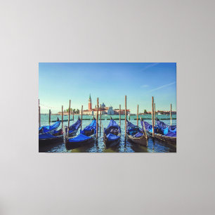 Lienzo Góndolas en Venecia, Italia