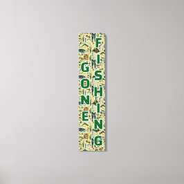 Lienzo Gone Fishing Fishing Gear Home Business