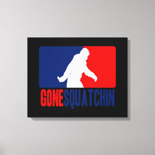 Lienzo Gone Squatchin League Style