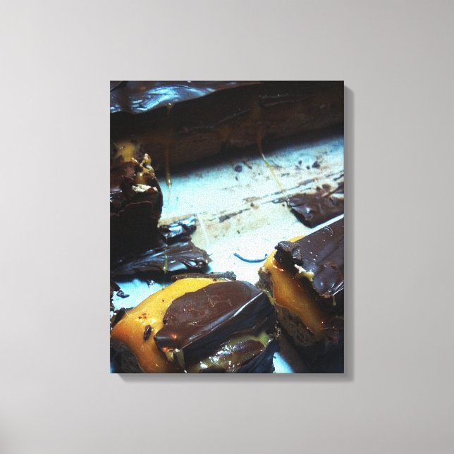 Lienzo Gooey Caramel Marshmallow y Chocolate Canvas (Anverso)