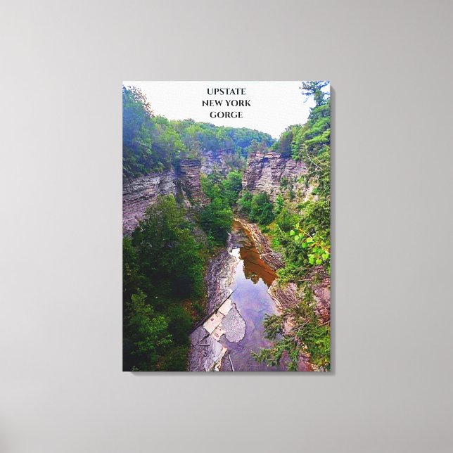 LIENZO GORGE EN ITHACA NUEVA YORK (Anverso)