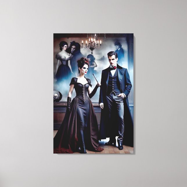 Lienzo Gorgeus Victorian Vampires (Anverso)