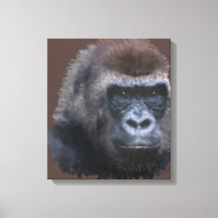 Lienzo Gorila de Silverback