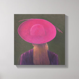 Lienzo Gorra rosado 2014