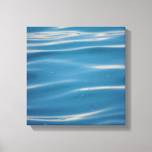 Lienzo Gotas de lluvia en el lago Michigan