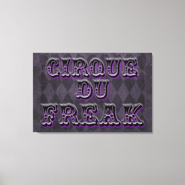 Lienzo Gótico Argyle Cirque Du Freak (Anverso)