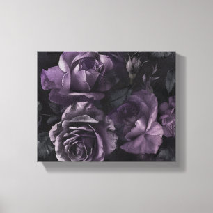 Lienzo Gótico floral Rosa morado de lavanda