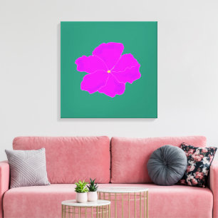 Lienzo Graceful Purple Stretched Canvas Print