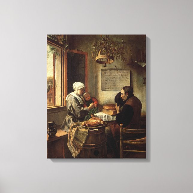 Lienzo Gracia antes de carne, 1660 (Anverso)