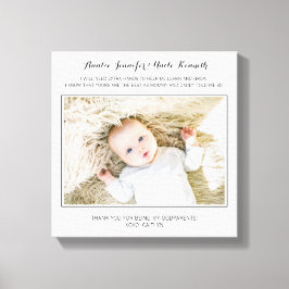 Lienzo Gracias Modernos Por Ser Mis Padres. Foto