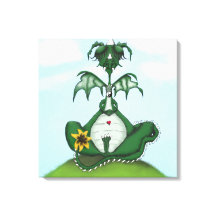 Graciosa pintura de dragones de Yogi