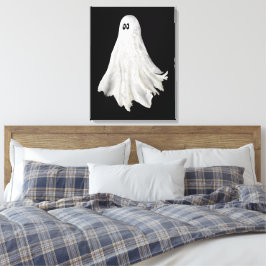 Lienzo Gracioso Fantasma Del Pasado Dibujo De Halloween