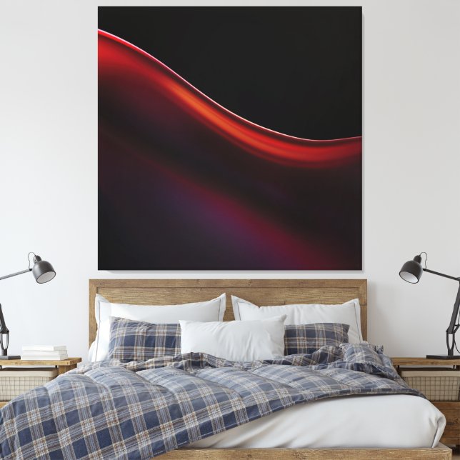 Lienzo Gradiente de Ruby (Insitu(Dormitorio))