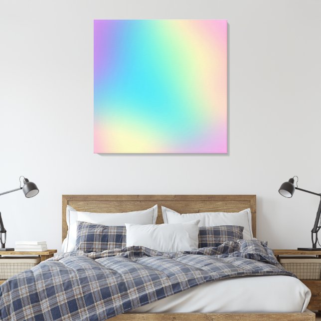 Lienzo Gradiente grandioso del arcoiris (Insitu(Dormitorio))
