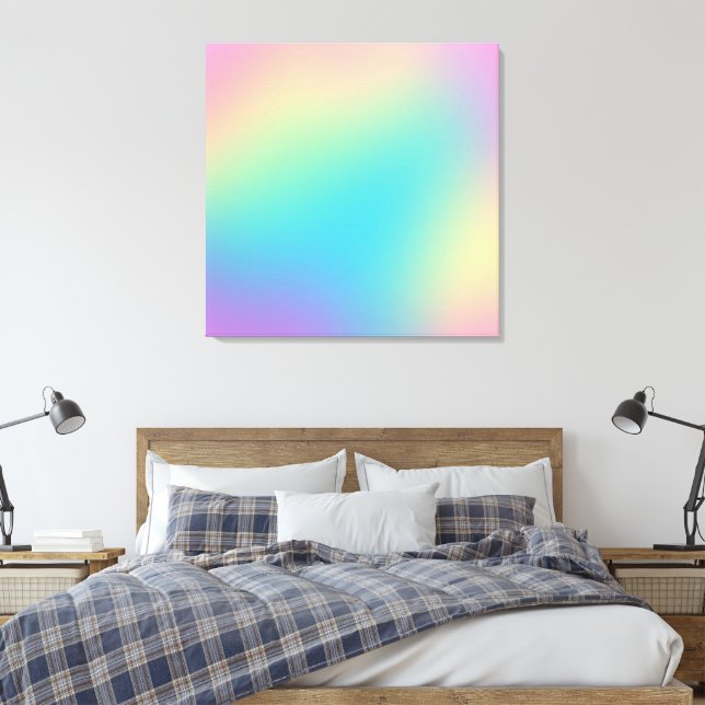 Lienzo Gradiente grandioso del arcoiris (Insitu(Dormitorio))