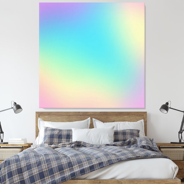 Lienzo Gradiente grandioso del arcoiris (Insitu(Dormitorio))