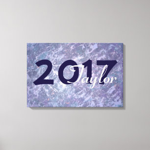 Lienzo Graduación de lavanda Moda Púrpura Lilac Splat