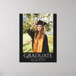 Lienzo Graduación simple Elegante y moderna foto de gradu