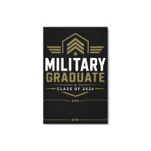 Graduado con Rango Militar Personalizado 2026 Nomb