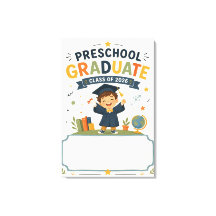 Graduado de Preescolar Personalizado Clase de 2026