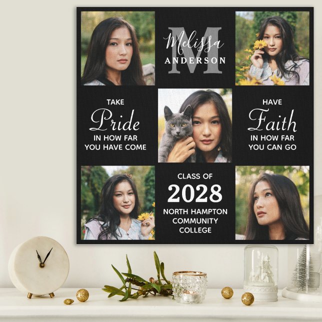Lienzo Graduado moderno 5 Collage de fotos Graduación (Subido por el creador)