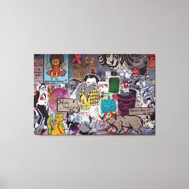 Lienzo Graffiti, Berlín, Alemania (Anverso)