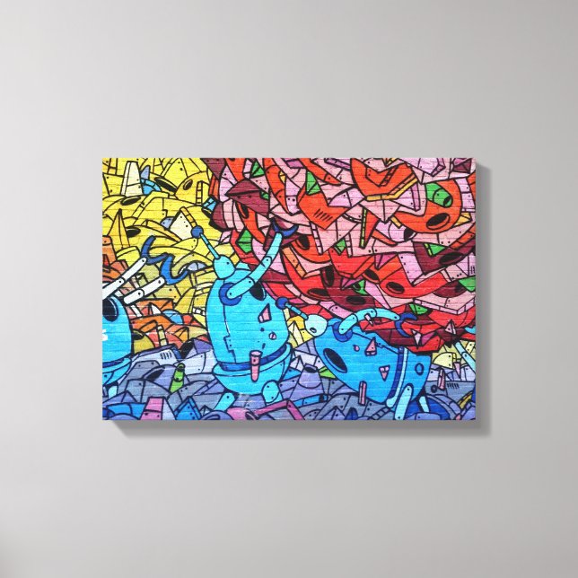Lienzo Graffiti | Zazzle_Growshop. (Anverso)