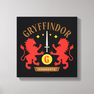 Lienzo Gráfica de doble león de la casa GRYFFINDOR™