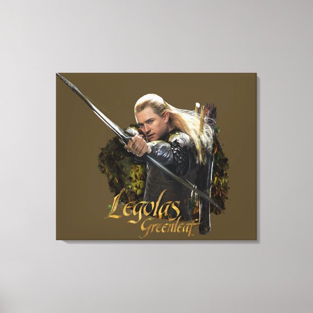 Lienzo Gráfica de paro de dibujos de LEGOLAS GREENLEAF™ (Anverso)