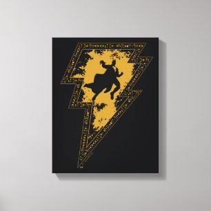 Lienzo Gráfica de perno Lightning de Black Adam con probl