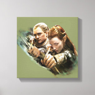 Lienzo Gráfica LEGOLAS GREENLEAF™ y TAURIEL™