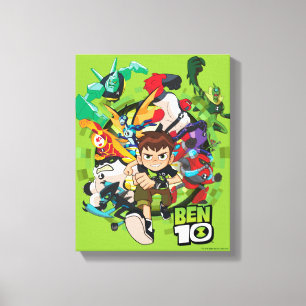 Lienzo Gráfico Ben 10 Alien Rush