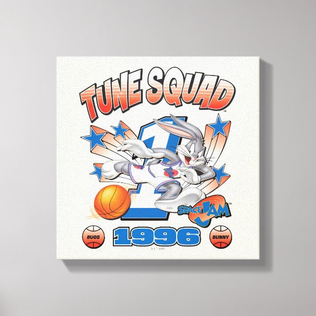 Lienzo Gráfico de baloncesto SPACE JAM™ BUGS BUNNY™ #1 (Anverso)