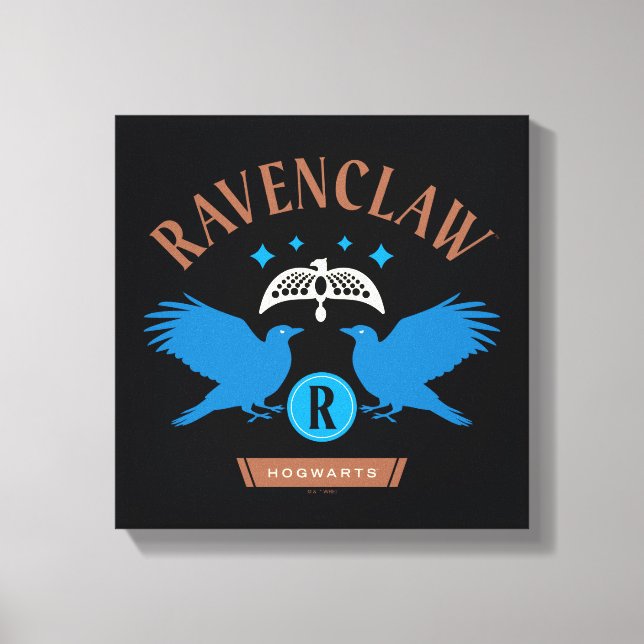 Lienzo Gráfico de Diadem de doble águila RAVENCLAW™ House (Anverso)