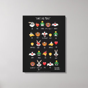 Lienzo Gráfico de emojis de LOONEY TUNES™