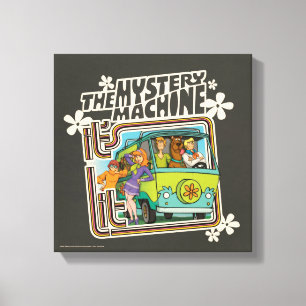 Lienzo Gráfico de la máquina del misterio de Lit de