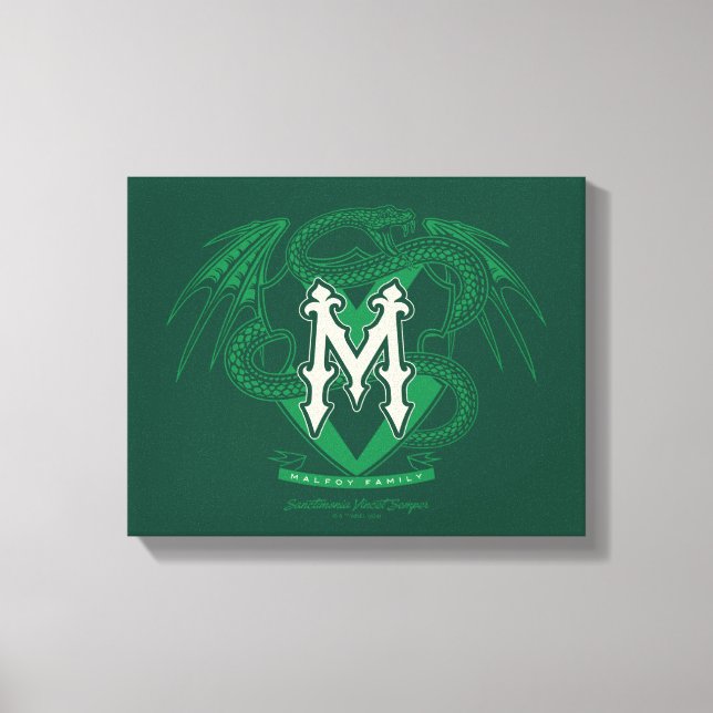 Lienzo Gráfico de reposo de familia Malfoy (Anverso)