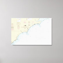 Gráfico náutico de Cabo Hatteras a Charleston 1152