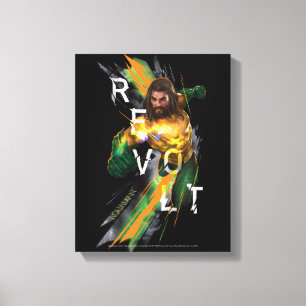 Lienzo Gráfico refractado de la "rebelión" de Aquaman e